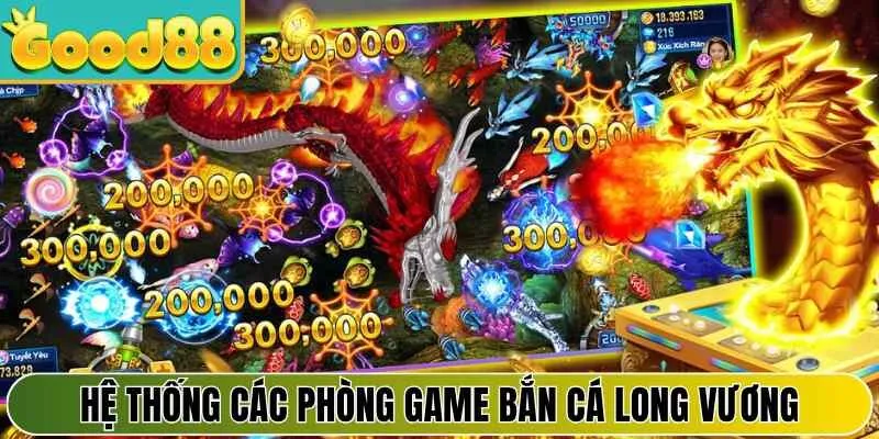 Hệ thống các phòng game bắn cá Long Vương