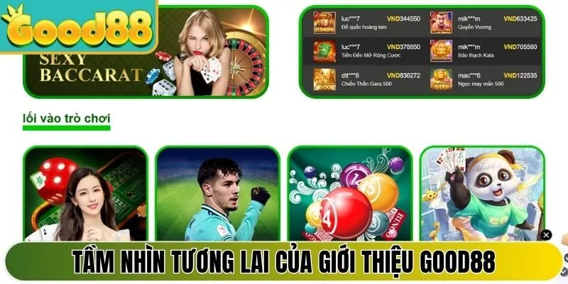 Tầm nhìn tương lai của giới thiệu Good88