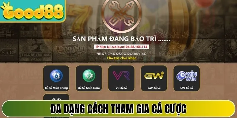 Đa dạng cách tham gia cá cược